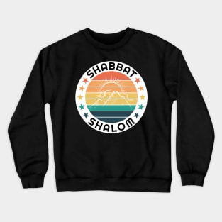 Shabbat Shalom Crewneck Sweatshirt